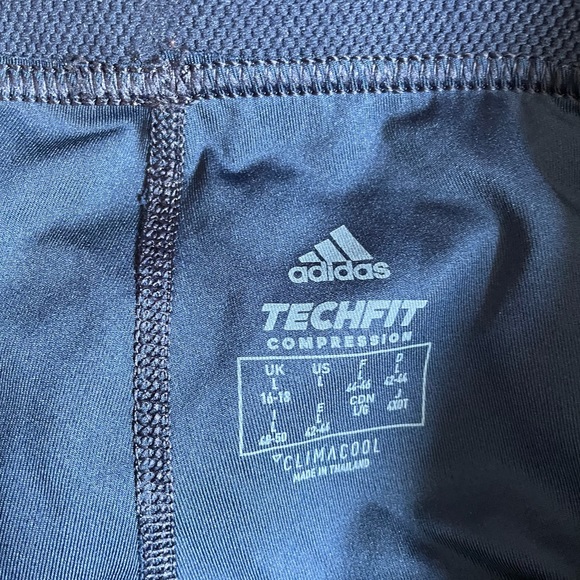 Adidas Climacool Techfit Navy Blue Leggings - Picture 4 of 4